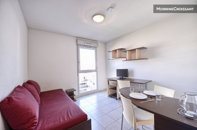 Studio near Villeurbanne station