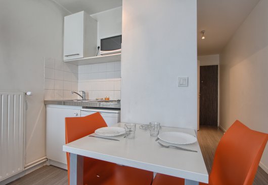 Studio 2 pers near Paris 19m2