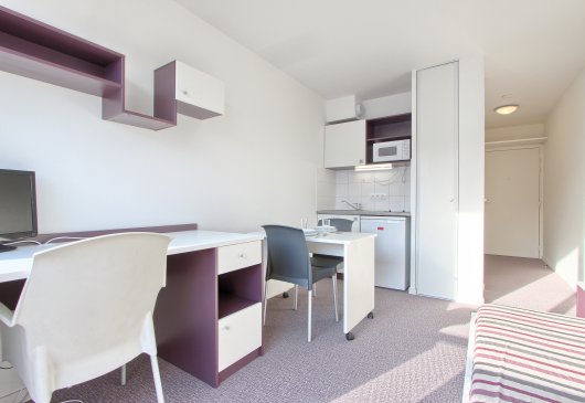 Furnished luminous studio