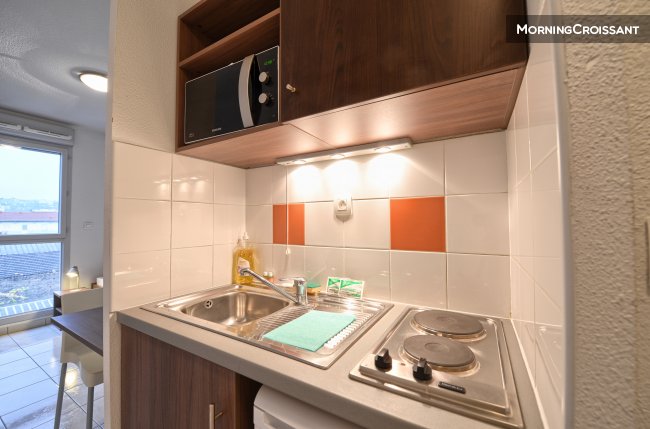 18m² furnished studio - Jean Macé