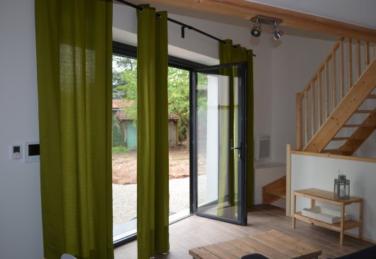 Duplex for 4 people in the garden