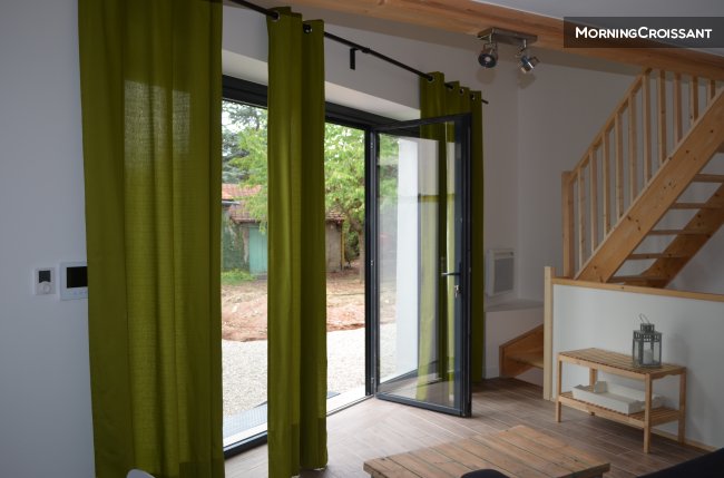 Duplex for 4 people in the garden