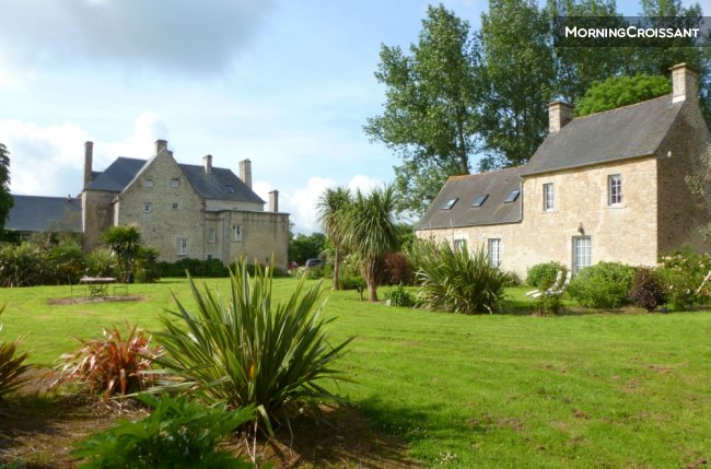 Chateau near d-day beaches Normandy