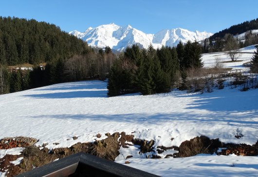 Apartment facing Mont-blanc