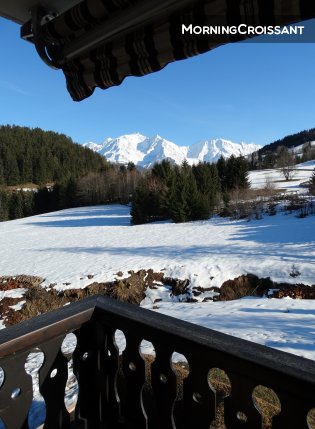 Apartment facing Mont-blanc