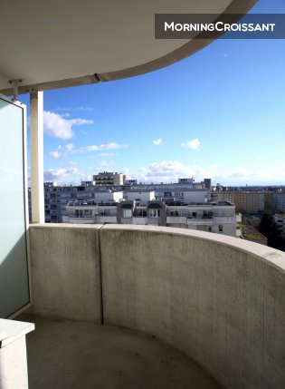 Studio with view over Strasbourg