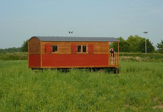 Trailer Red Square, near Lille