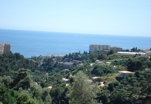 Flat overlookink the sea