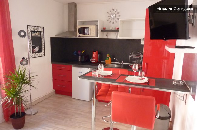 One room apartment down town