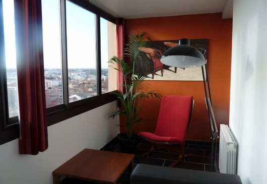 Loft with view on Toulouse