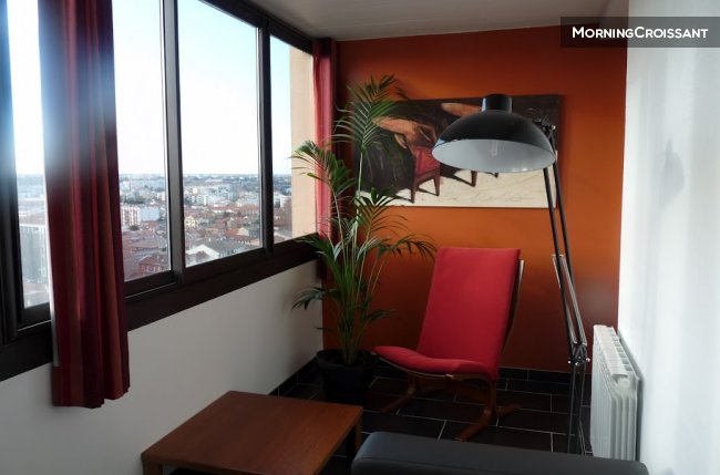 Loft with view on Toulouse