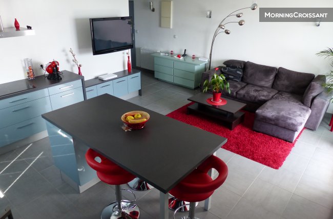 T3 Moderne et calme, Vue Pyrénées 