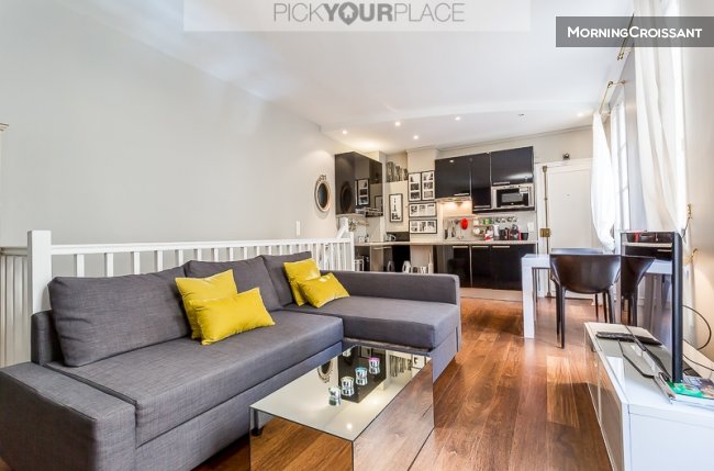 The smart in a voguish area PARIS