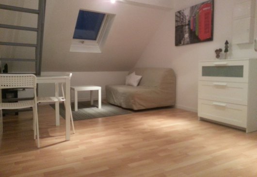 Furnished flat with mezzanine