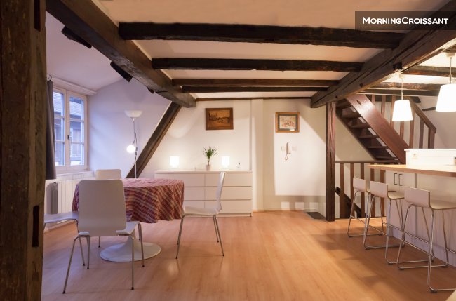 Duplex steps from the Cathedral