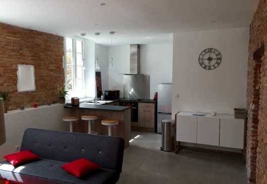 Large flat 50m² Toulouse top center