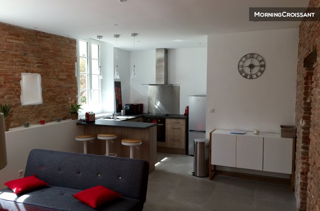 Large flat 50m² Toulouse top center