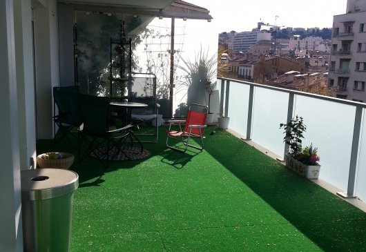 Room with balcony in 100 m Beach