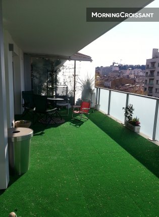 Room with balcony in 100 m Beach