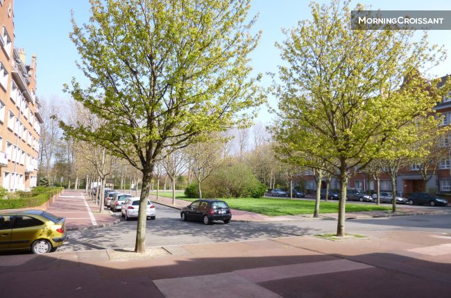 Apartment residential area